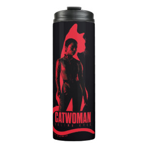 Catoman Selina Kyle Cat Silhouette Thermosbeker