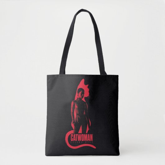 Catoman Selina Kyle Cat Silhouette Tote Bag (Voorkant)