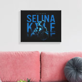 Catoman Selina Kyle Motorcycle Canvas Afdruk (Insitu (Woonkamer))