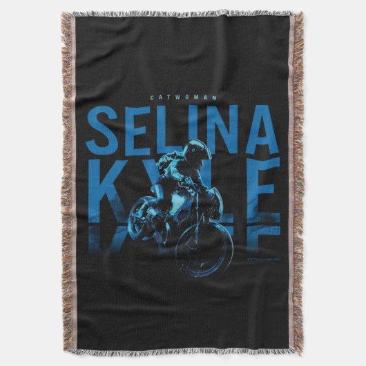 Catoman Selina Kyle Motorcycle Deken (Voorkant Verticaal)
