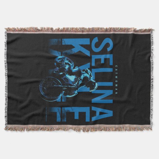 Catoman Selina Kyle Motorcycle Deken (Voorkant)