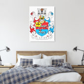 Caton Family Crest Canvas Afdruk (Insitu (Slaapkamer))
