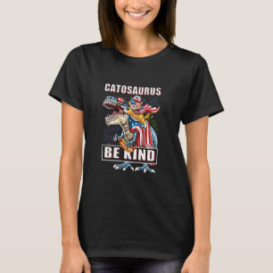 CATOSAURUS GRAPPIGE KAT DINOSAURUS MEOWICA T-SHIRT