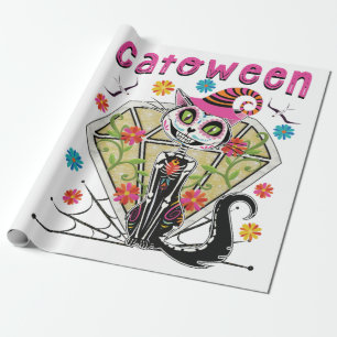 Catoween Halloween Cadeaupapier
