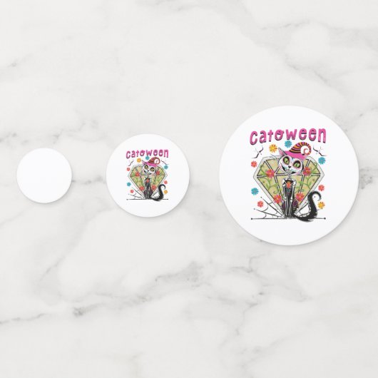 Catoween Halloween Confetti (Achterkanten)