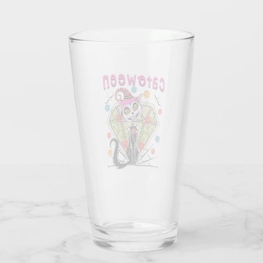 Catoween Halloween Glas (Achterkant)