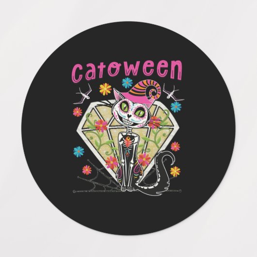 Catoween Halloween Labels (Design 1)