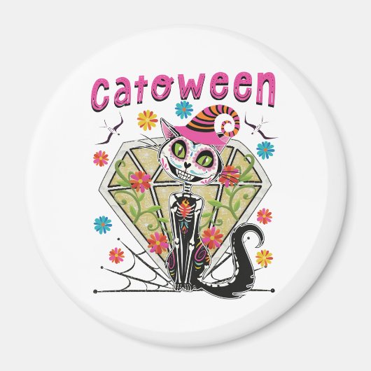 Catoween Halloween Magneet (Voorkant)