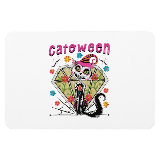 Catoween Halloween Magneet (Horizontaal)