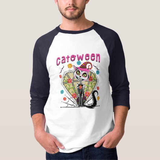 Catoween Halloween T-shirt (Voorkant)