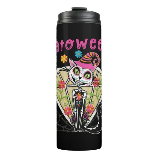 Catoween Halloween Thermosbeker (Voorkant)