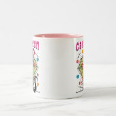 Catoween Halloween Tweekleurige Koffiemok (Center)