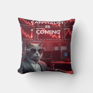 Catpitalist: Komedie over een marktcrash - Funny P Kussen