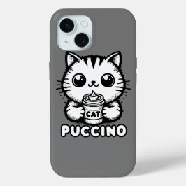 Catpuccino 1 iPhone 15 case