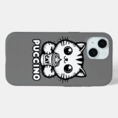 Catpuccino 1 Case-Mate iPhone case (Achterkant (horizontaal))