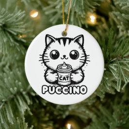 Catpuccino 1 keramisch ornament