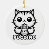Catpuccino 1 keramisch ornament (Achterkant)