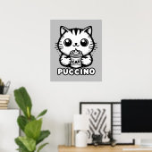 Catpuccino 1 poster (Thuiskantoor)