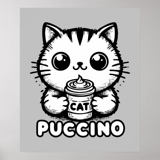 Catpuccino 1 poster (Voorkant)
