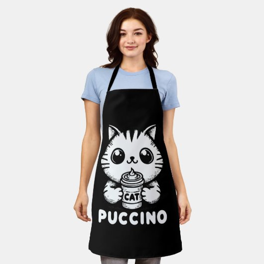 Catpuccino 1 schort (Gedragen)