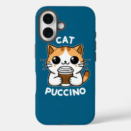 Catpuccino 2 iPhone 16 hoesje