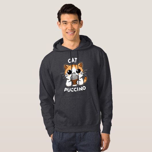 Catpuccino 2 hoodie (Voorkant volledig)