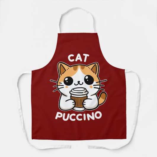 Catpuccino 2 schort (Voorkant)