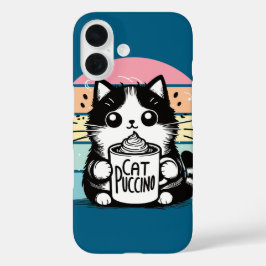 Catpuccino 3 iPhone 16 hoesje