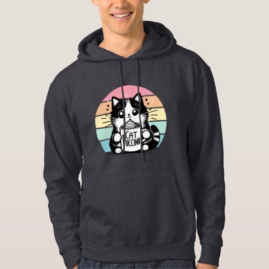 Catpuccino 3 hoodie (Voorkant)