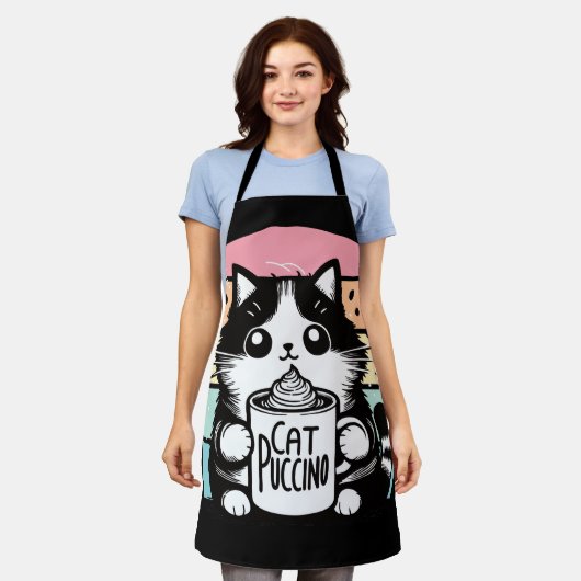 Catpuccino 3 schort (Gedragen)