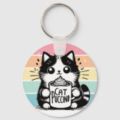 Catpuccino 3 sleutelhanger (Voorkant)