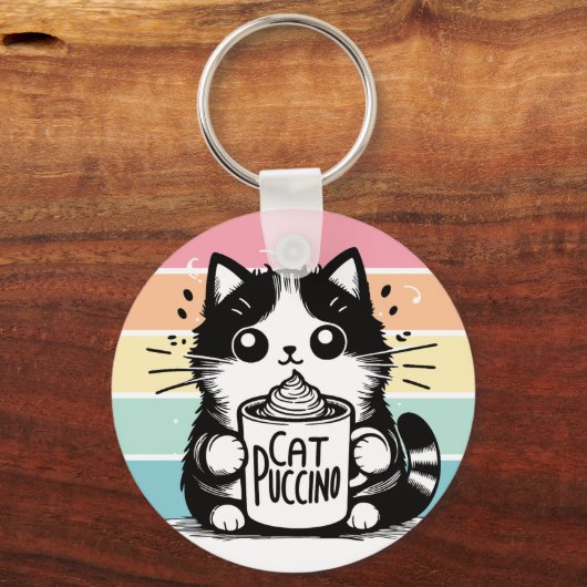 Catpuccino 3 sleutelhanger (Achterkant)