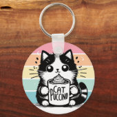 Catpuccino 3 sleutelhanger (Voorkant)