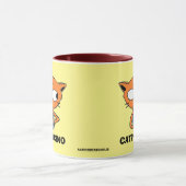CATPUCCINO Cat Pun Humoureuze koffie Mok (Midden)