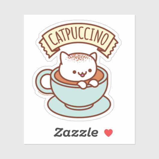 CATPUCCINO Cat Sticker (Vel)