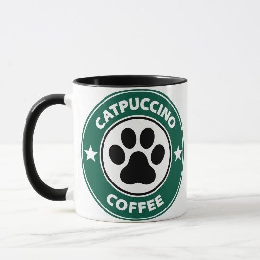 Catpuccino Coffee Mug Mok (Links)