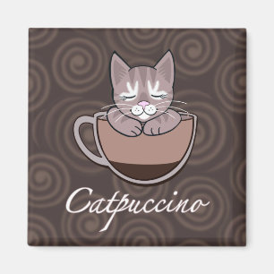 Catpuccino-koffie Magneet