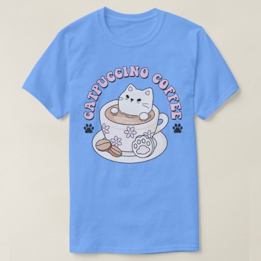 Catpuccino Koffie T-shirt (Design voorkant)