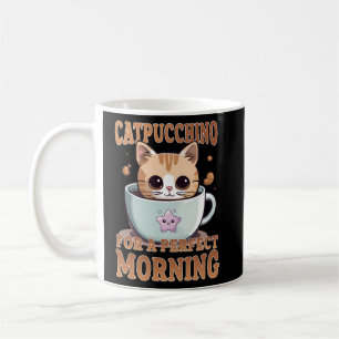 Catpuccino voor een perfecte koffie kat koffiemok