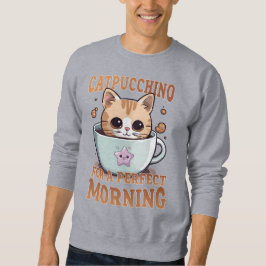 Catpuccino voor een perfecte koffie kat trui