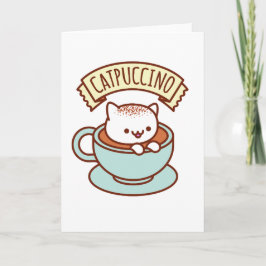 CATPUCCINO wenskaart Kaart