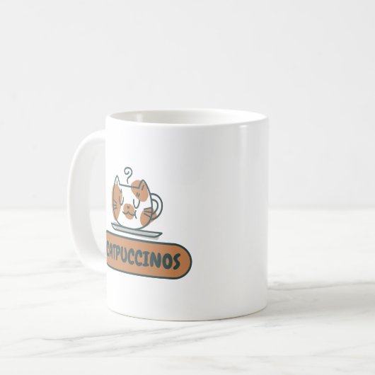 Catpuccino's Koffiemok (Voorkant links)