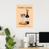 Catpurrnet Sauvigyawn Poster (Thuiskantoor)