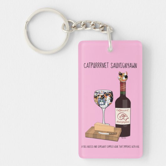 Catpurrnet Sauvigyawn Sleutelhanger (Voorkant)