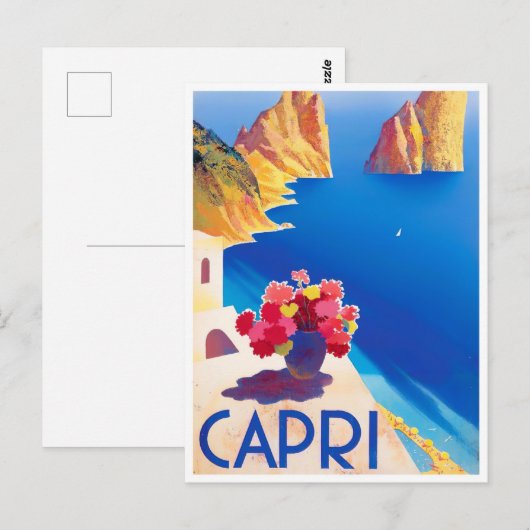 Catri Italy vintage-reis Briefkaart (Voorkant / Achterkant)