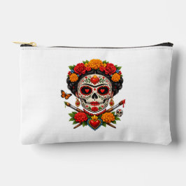 Catrina Artiest Suiker Schedel–Día de los Muertos Etui