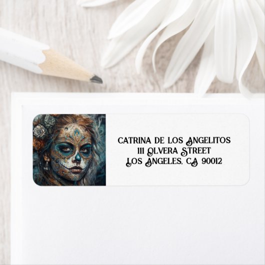 Catrina Azul, aangepast Etiket (Insitu)
