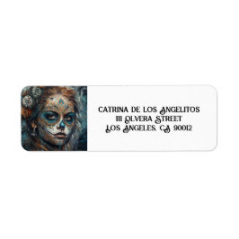 Catrina Azul, aangepast Etiket