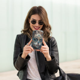 Catrina Azul Case-Mate iPhone Case