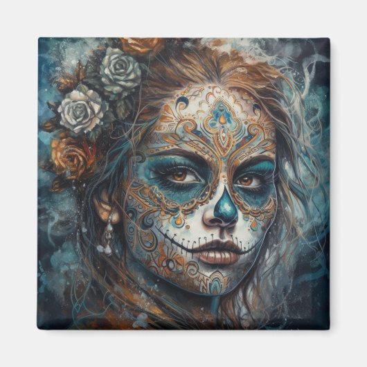 Catrina Azul Magneet (Voorkant)